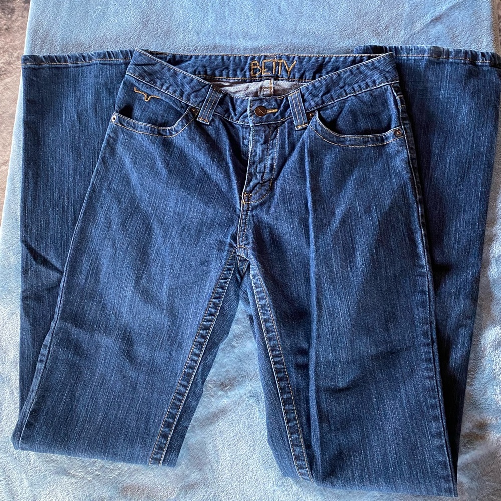 Kimes Ranch Betty high waist, straight legged,  size 8L, great condition